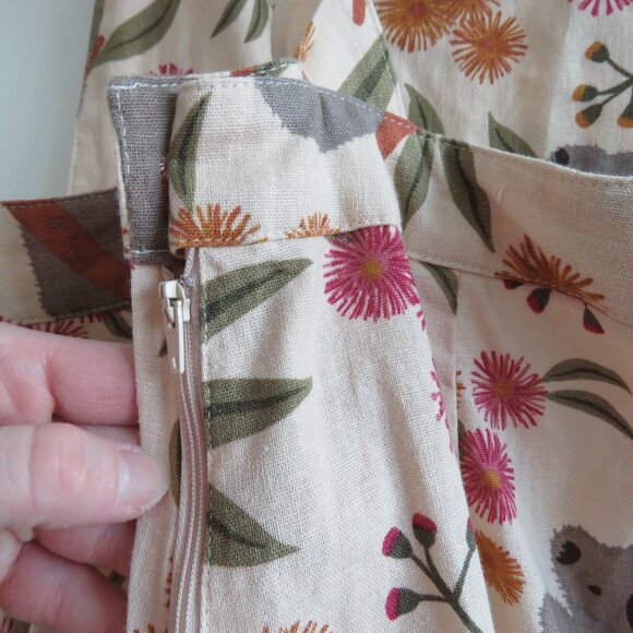 PRINCESS HIGHWAY X MODCLOTH Kool As A Koala Linen Blend Overalls - Size US 10 - Picture 15 of 16